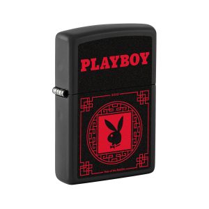 218 Zippo Playboy Red Scan