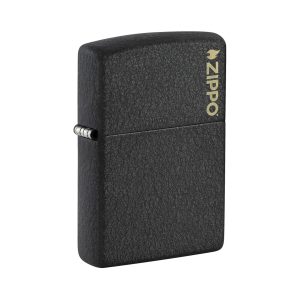 236ZL-000002 Zippo Classic Black Crackle® Logo