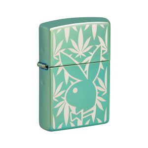 28129 Zippo Playboy Leaf Green