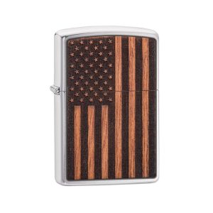29966 Zippo WOODCHUCK USA American Flag