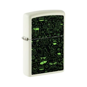 46649-000002 Zippo Motifs Cannabis