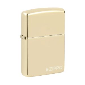 46682ZL Zippo Classic Champagne Logo
