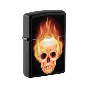 49925 Zippo Flaming Skull