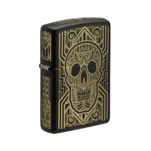 218 Zippo Art Deco Skull