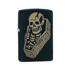 218 Zippo Skeleton Coffin