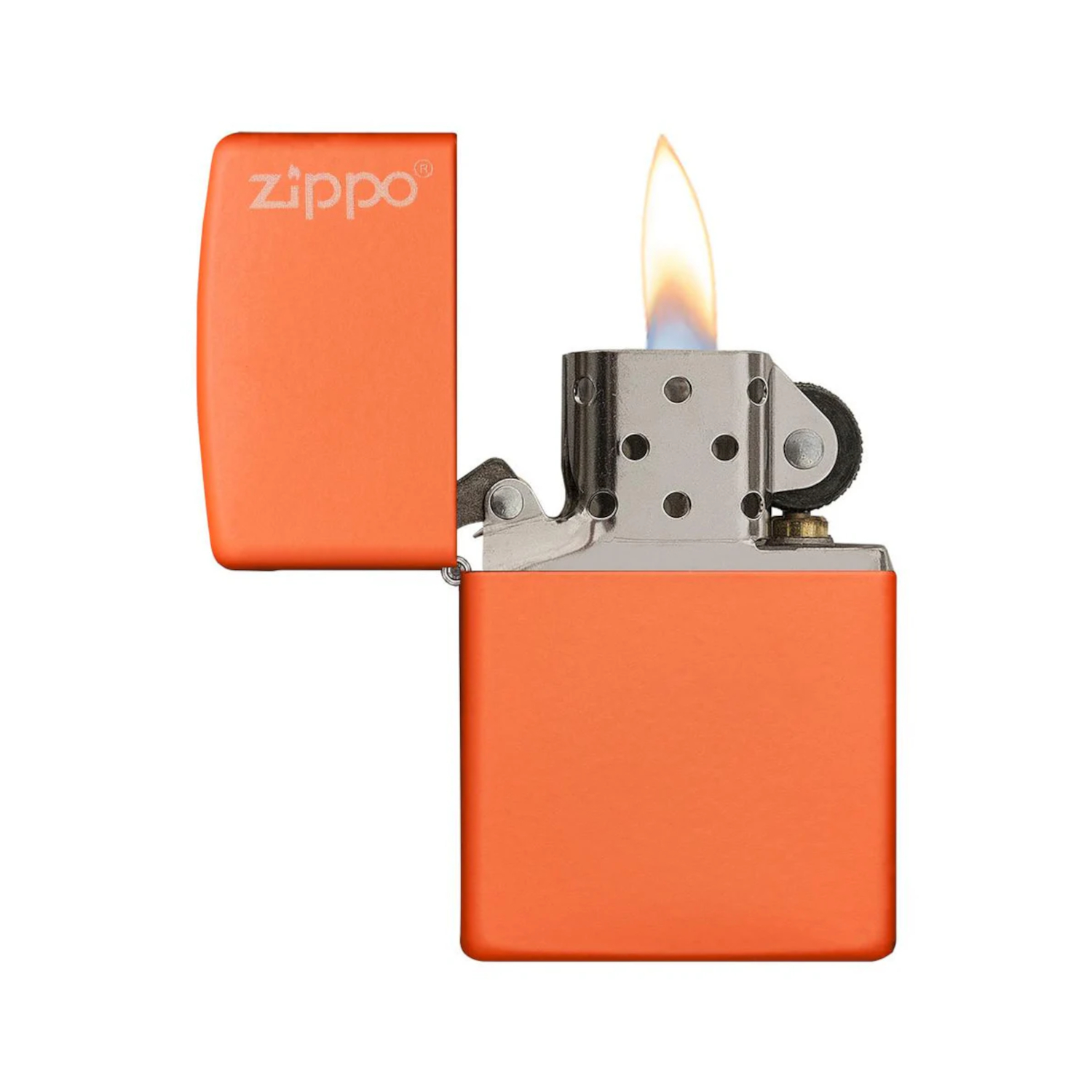 231ZL Zippo Classic Orange Matte Logo
