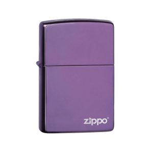 24747ZL Zippo Classic High Polish Purple Zippo Logo