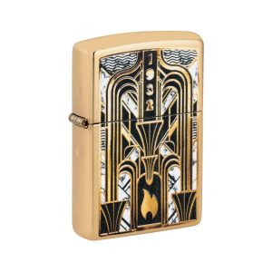 46585 Zippo Art Deco Flame