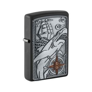48120 Zippo Ship Shark Emblem