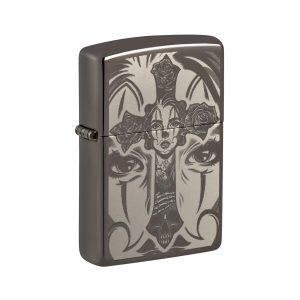 48411 Zippo Skull Cross