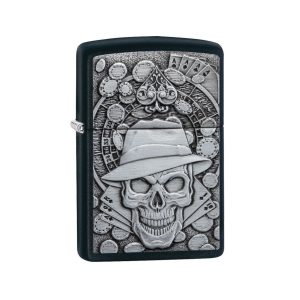49183 Zippo Gambling Skull