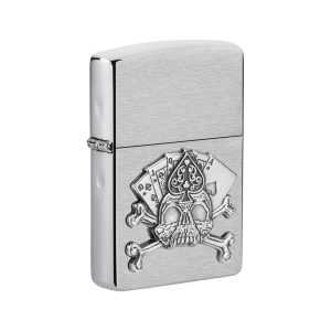 49293 Zippo Card Skull