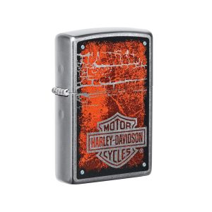 49658 Zippo Distressed Cracks Harley-Davidson®