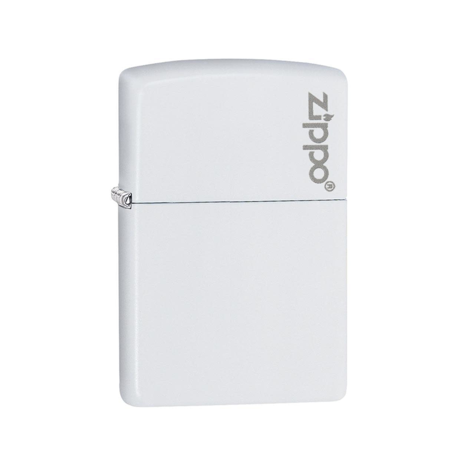214ZL Zippo Classic White Matte Zippo Logo