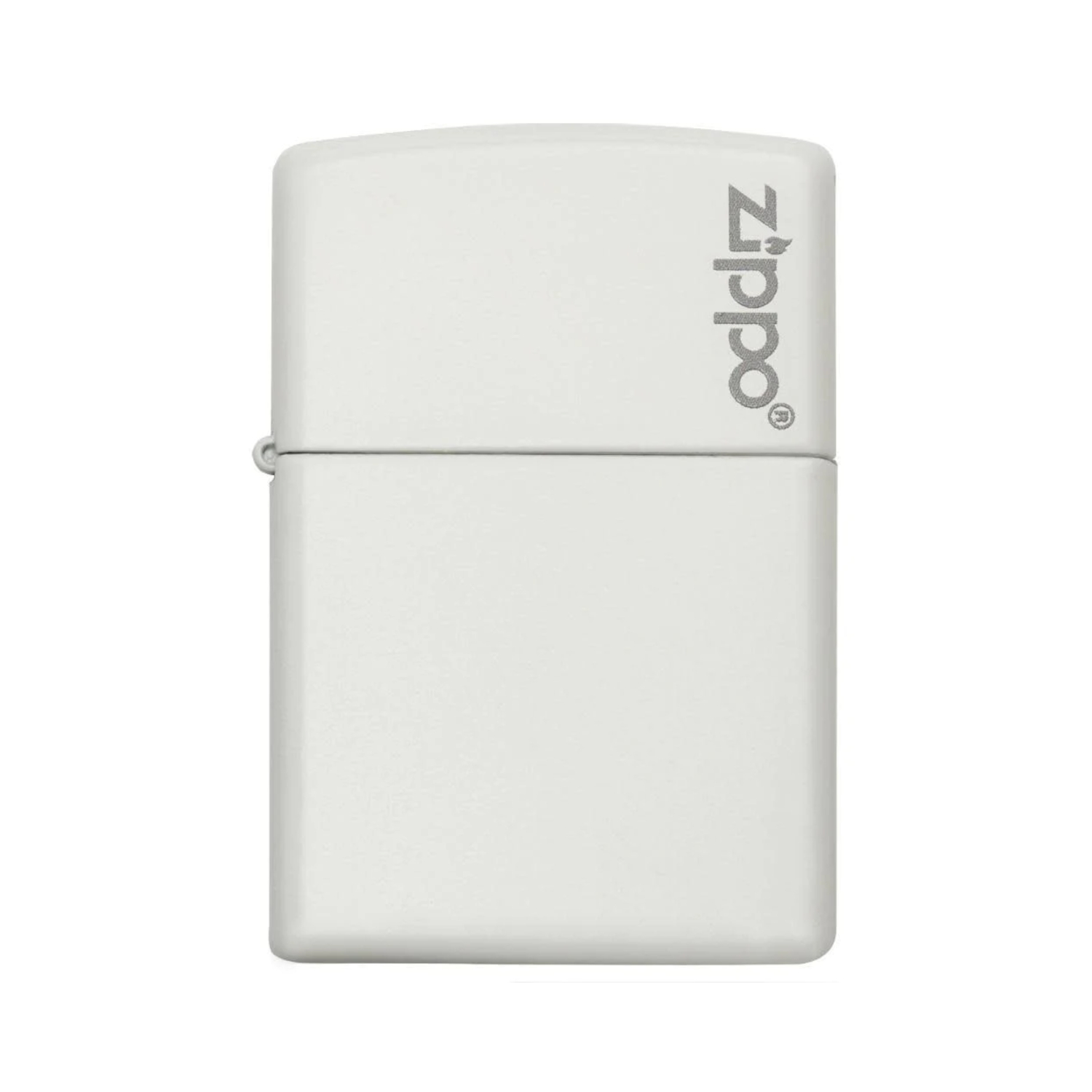 214ZL Zippo Classic White Matte Zippo Logo