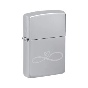 250 Zippo Infinity Heart