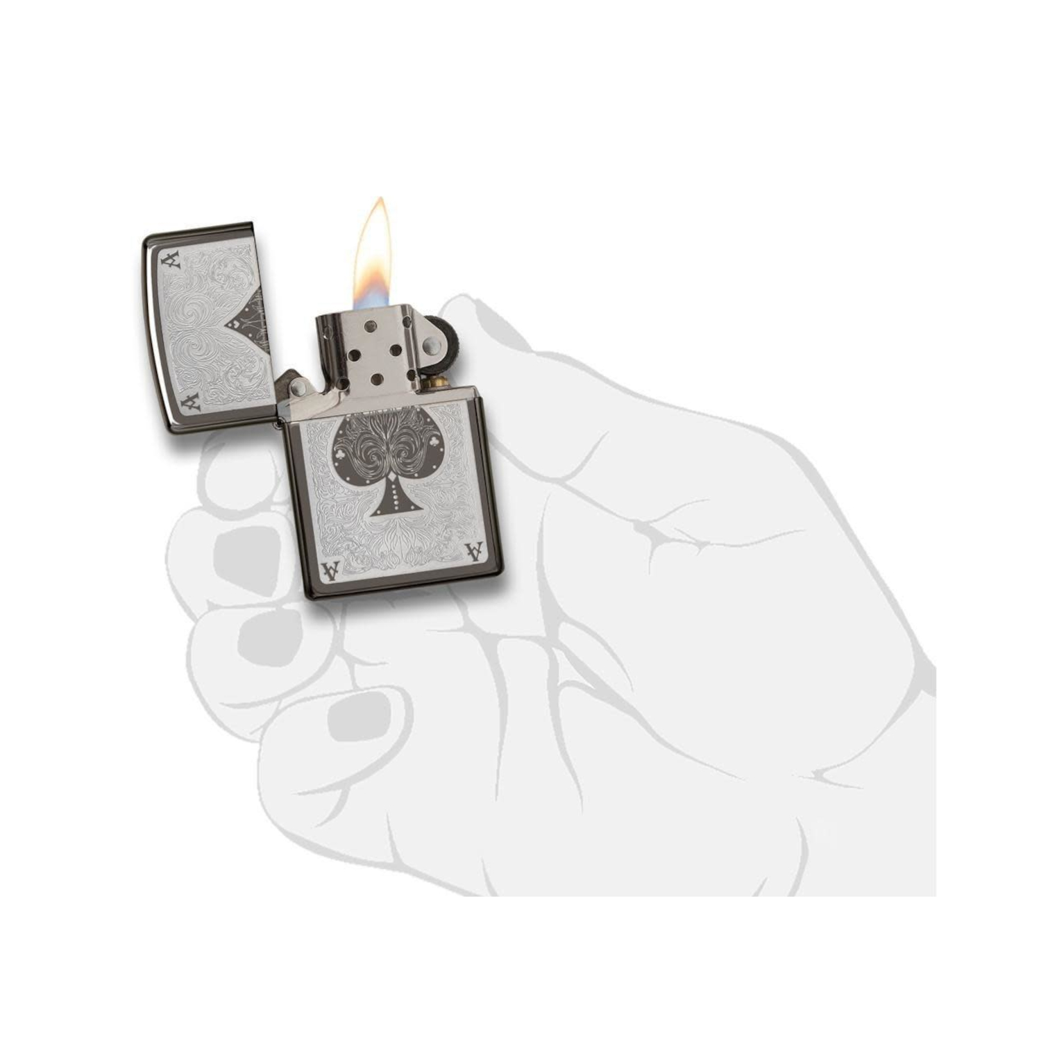 28323 Zippo Ace Filigree