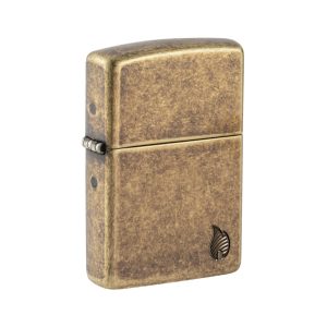 46400 Zippo Antique Brass Flame
