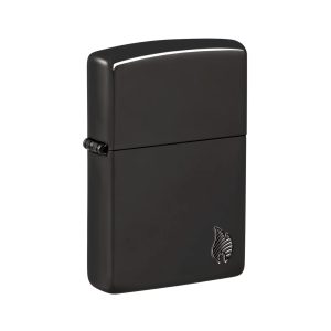 46402 Zippo Black Flame