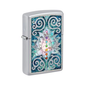 48592 Zippo Lotus Flower
