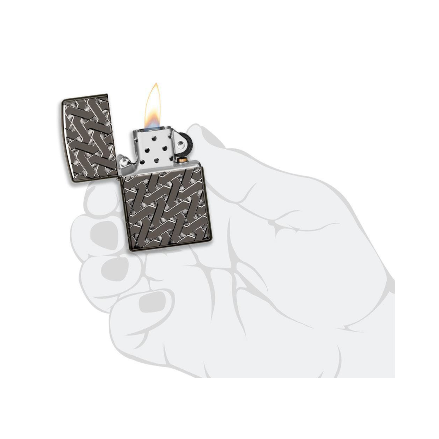 49173 Zippo Geometric Weave