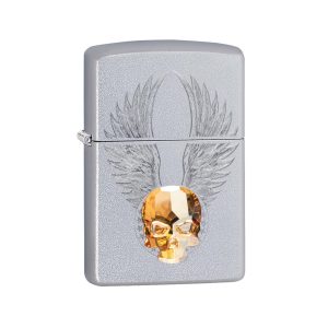 49034 Zippo Gold Skull