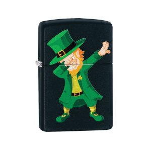 49124 Zippo Dabbing Leprechaun