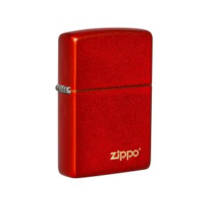 49475ZL Zippo Classic Metallic Red Logo