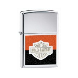 24507 Zippo Orange & Black [Harley-Davidson®]