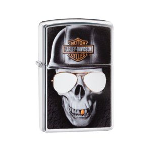 29739 Zippo Skull [Harley-Davidson®]
