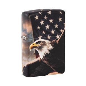 46383 Zippo Eagle USA Flag