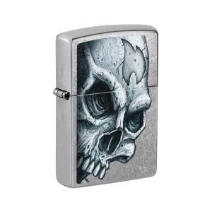 46587 Zippo Skull & Flame