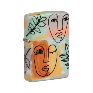 49352 Zippo Abstract Faces