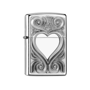 250 Zippo Heart Antique