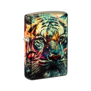 46145 Zippo Painted Tiger