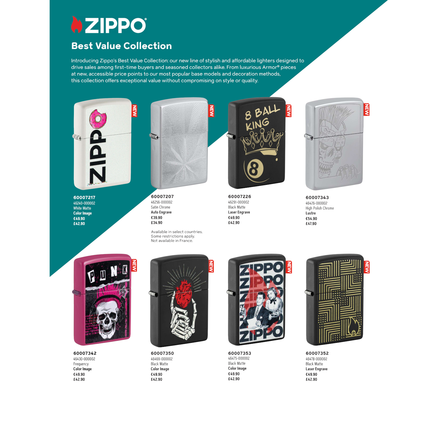 Zippo 2025 Best Value Collection