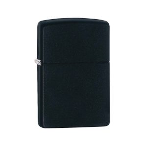 218C Zippo Media Chrome Black Matte
