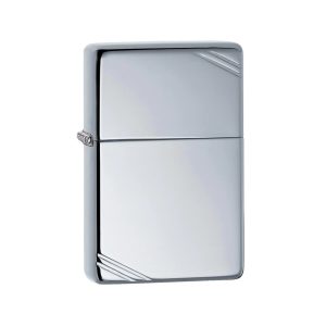 260 Zippo Vintage High Polish Chrome Slashes