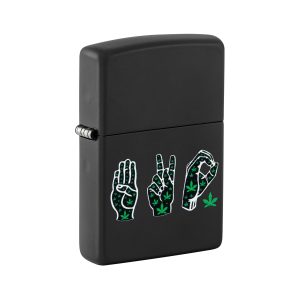 46053 Zippo Weed Leaves