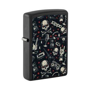 46055 Zippo Skulls & Music Pattern