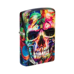 48104 Zippo Psychedelic Skull