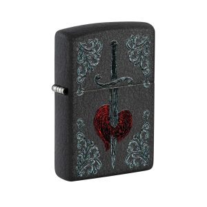 48617 Zippo Heart Dagger Tattoo