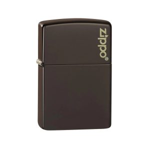 49180ZL Zippo Classic Brown Matte Logo