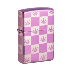 48546 Zippo Checkered Cannabis