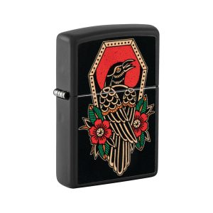 48611 Zippo Crow Tattoo