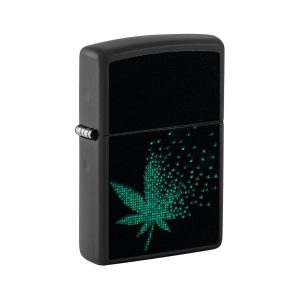 48677 Zippo Pixel Cannabis