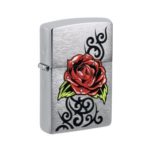 48790 Zippo Rose Tattoo