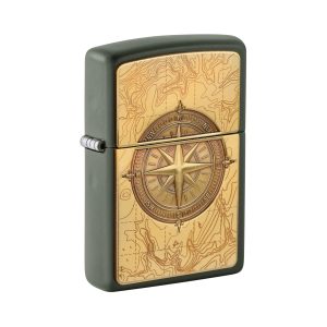 2008093 Zippo Compass Map