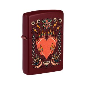 46584 Zippo Tattoo Heart