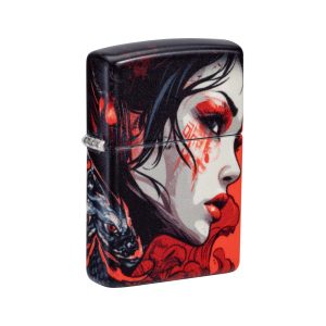 46879 Zippo Abstract Samurai